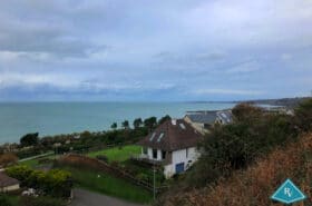 Terrain constructible avec vue mer imprenable à 180 degrés