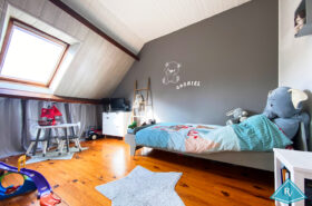 Maison de ville avec joli jardin