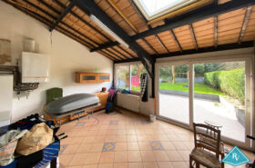 Maison de ville avec joli jardin