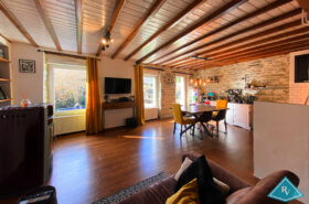 Maison de ville avec joli jardin