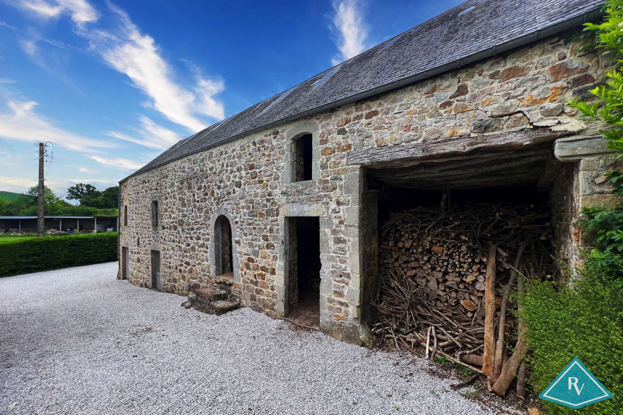 Propriété dans la campagne Normande