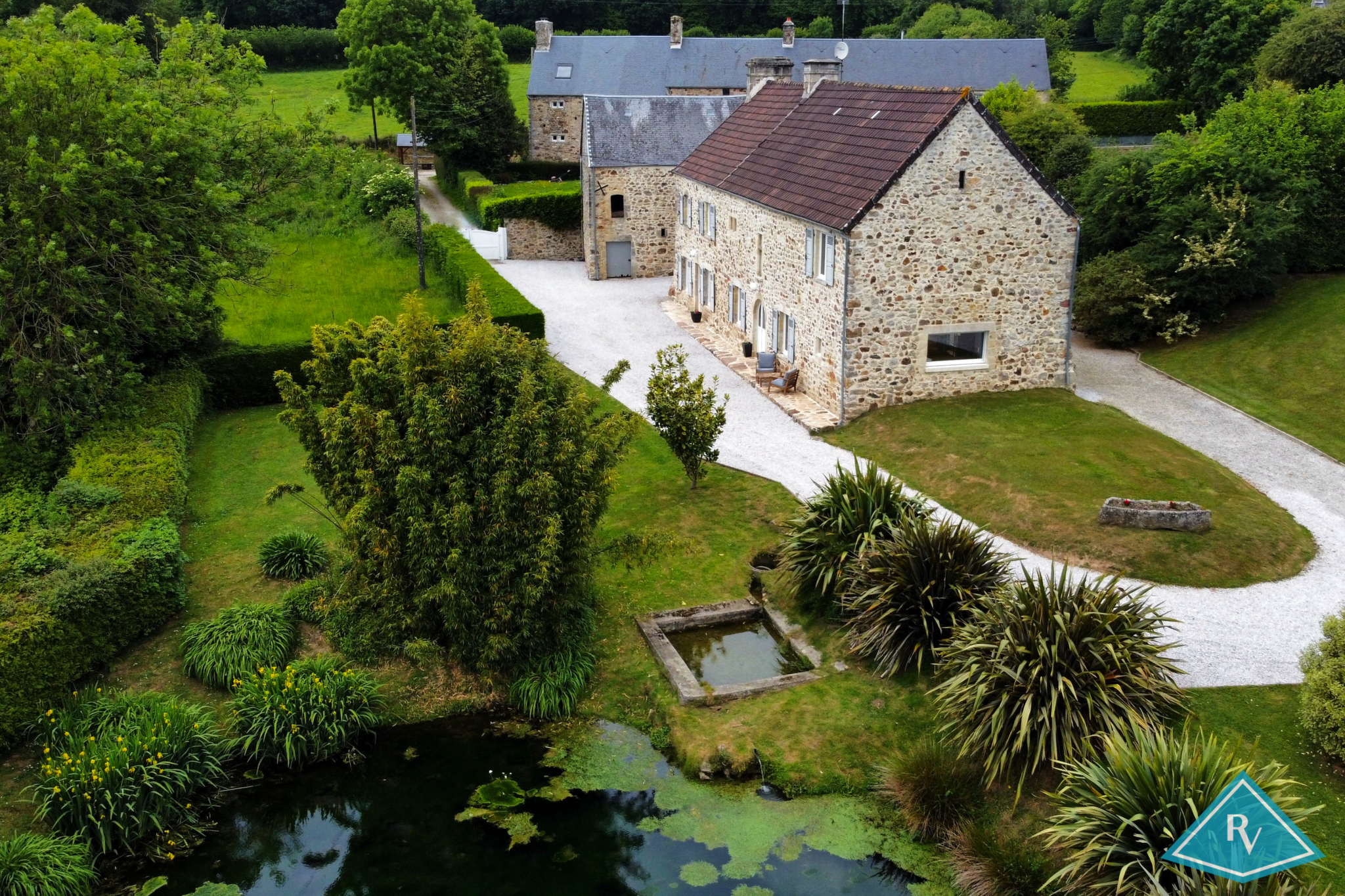 Propriété dans la campagne Normande