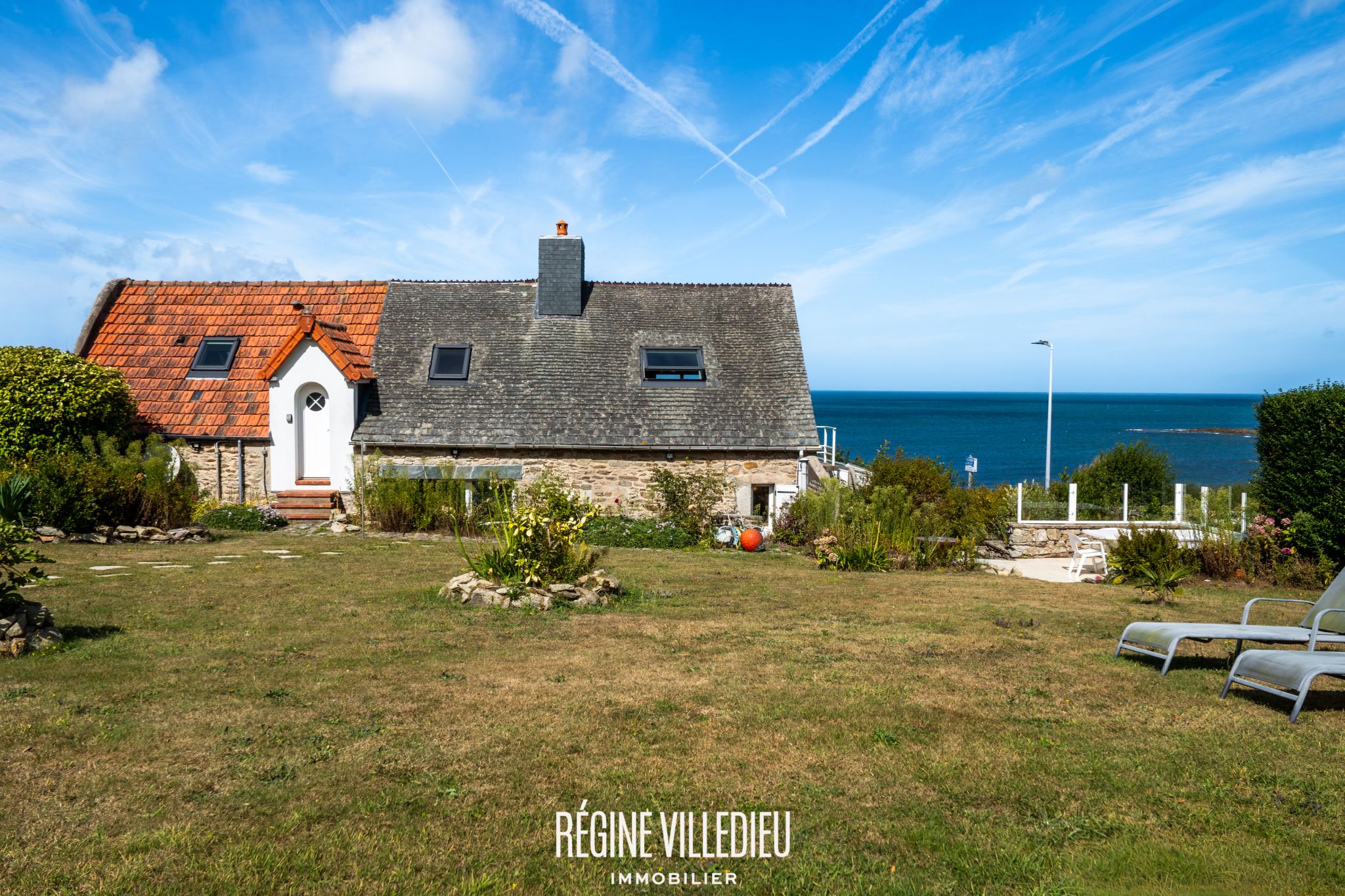 Maison avec vue mer et jardin