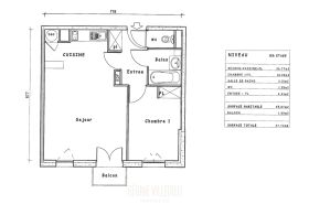 Appartement T2 en résidence sécurisée