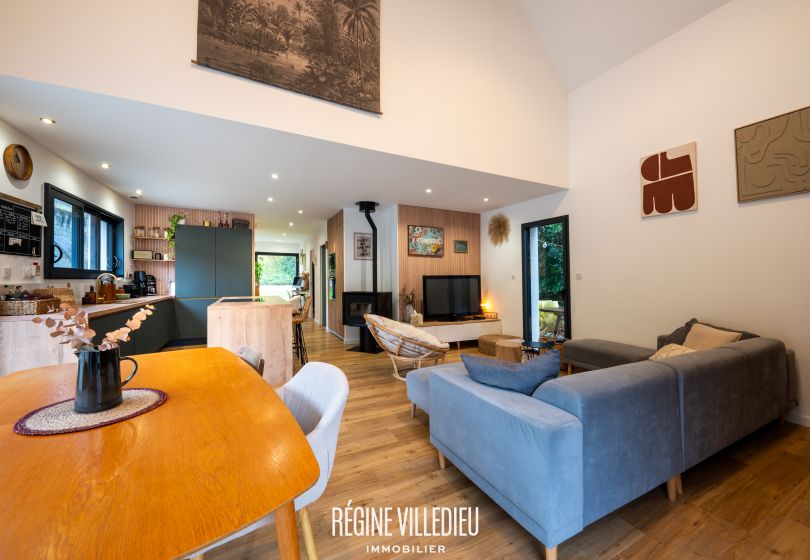 Maison avec autonomie de plain-pied et jardin