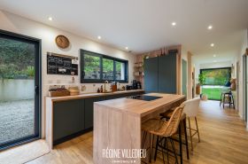 Maison avec autonomie de plain-pied et jardin