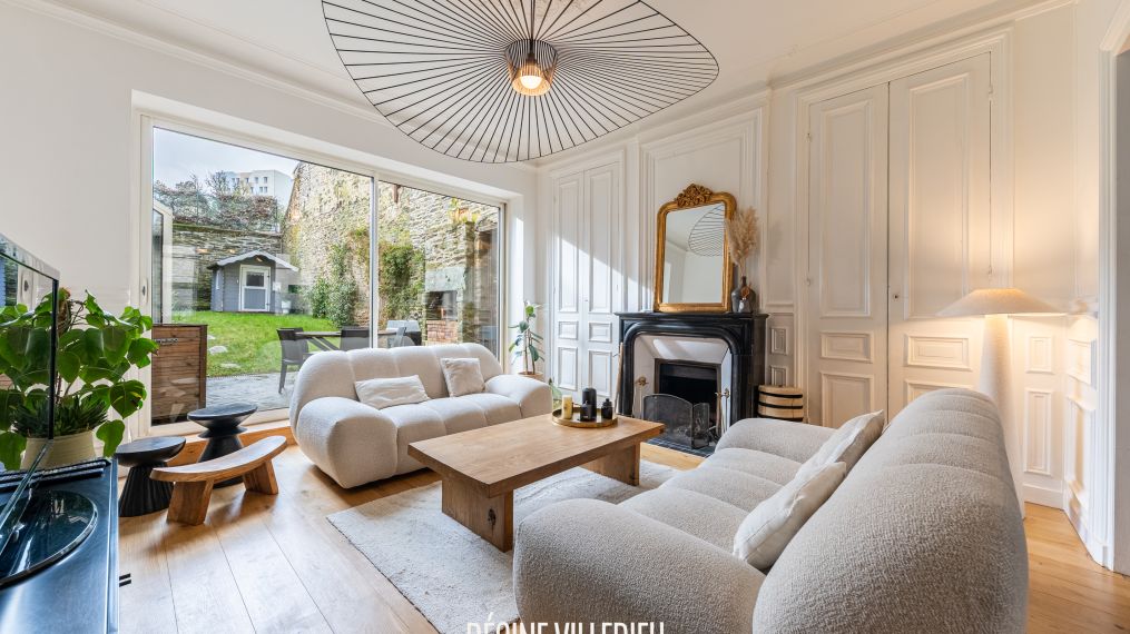 Maison cherbourgeoise avec jardin