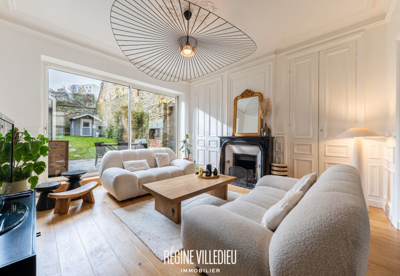 Maison cherbourgeoise avec jardin