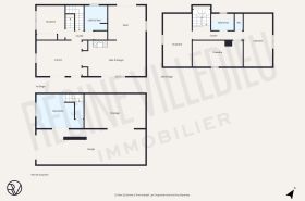 Maison à la campagne avec jardin et garage