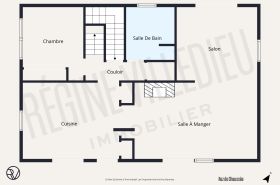 Maison à la campagne avec jardin et garage