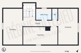 Maison à la campagne avec jardin et garage