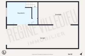 Maison à la campagne avec jardin et garage