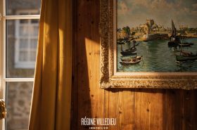 Maison de pêcheur sur le port de Barfleur