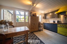 Maison de pêcheur sur le port de Barfleur