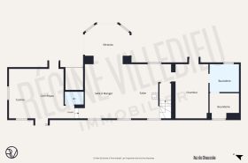 Maison en pierre avec jardin et garage double