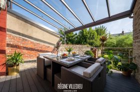 Maison de ville avec jardin