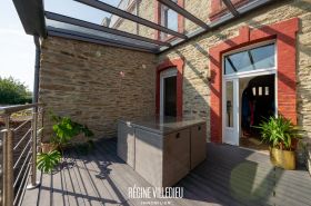 Maison de ville avec jardin