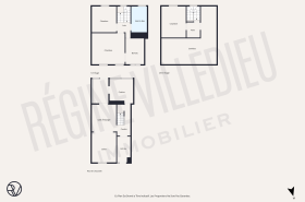 Maison de ville avec travaux et extérieur en centre ville