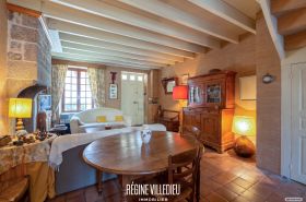 Maison de pêcheur avec terrasse proche du port de Barfleur